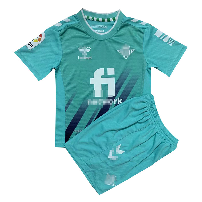 Camiseta De Portero Real Betis Azul 2022/2023 Niño Kit